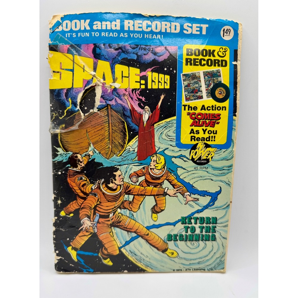 Power Records Space 1999 Book and Record Set PR-32 Return to the Beginning 1976